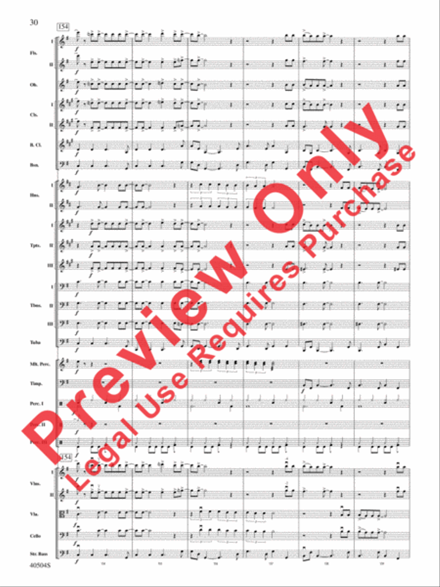 The Eagles on Tour The Eagles on Tour Full Orchestra scores gallery preview page 31