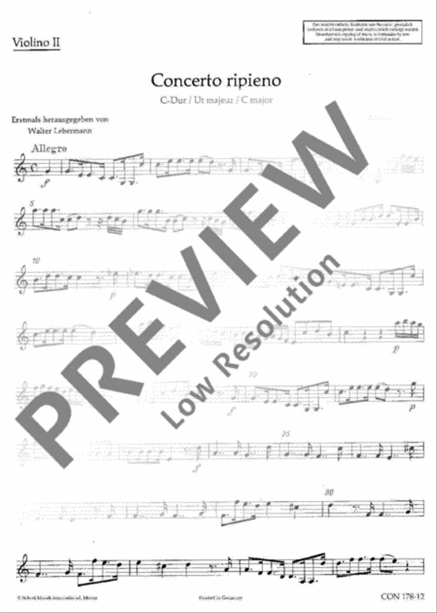 Concerto ripieno Concerto ripieno String Orchestra scores gallery preview page 6