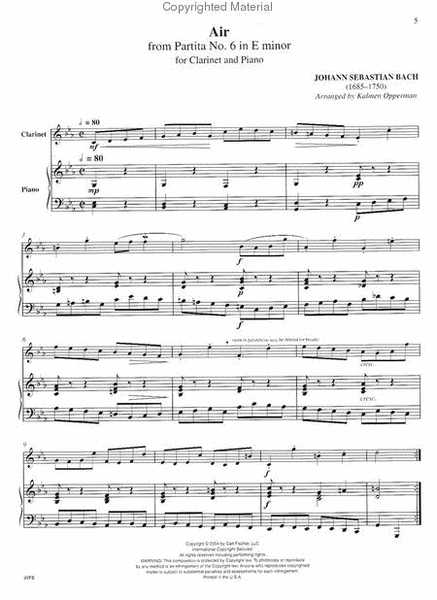 The Kalmen Opperman Repertoire Collection by Vittorio Monti Clarinet - Sheet Music