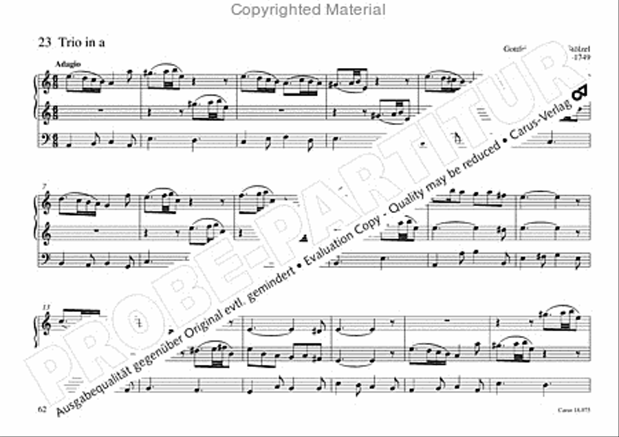 Freiburger Orgelbuch: Stammteil Organ Solo scores gallery preview page 63