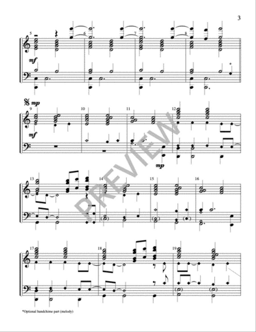 On That Holy Mountain Handbell Parts Choir scores gallery preview page 8