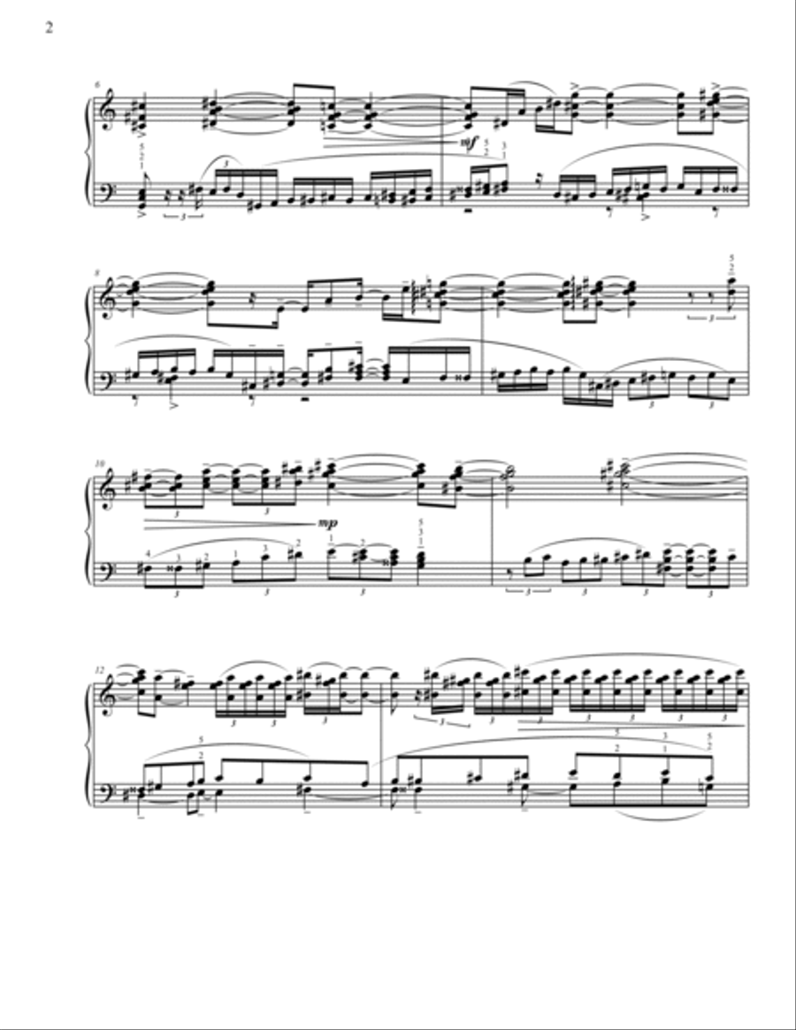 Giuseppe D'angelo: CADENZA (ES-22-045) Piano Solo scores gallery preview page 4