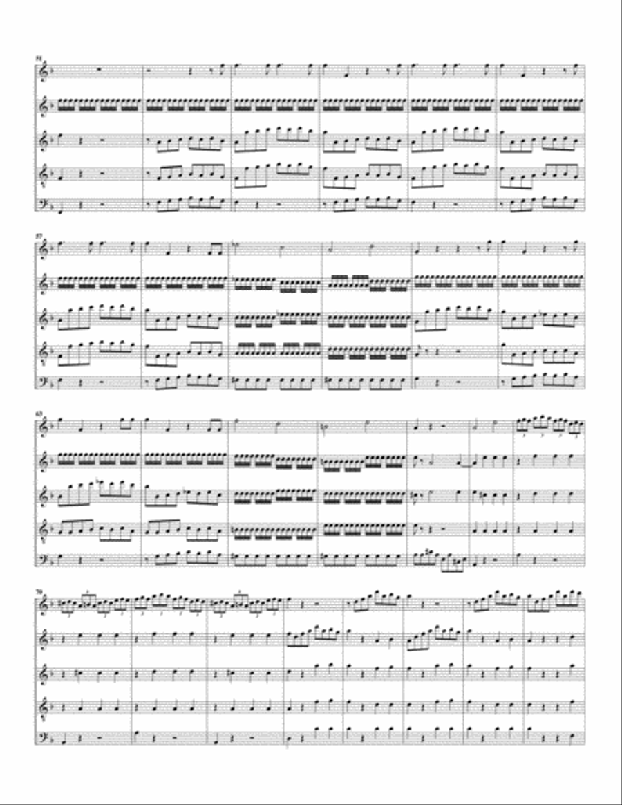 Der Hoelle Rache kocht in meinem Herzen from Die Zauberfloete (Queen of the night aria from Magic f Flute scores gallery preview page 3