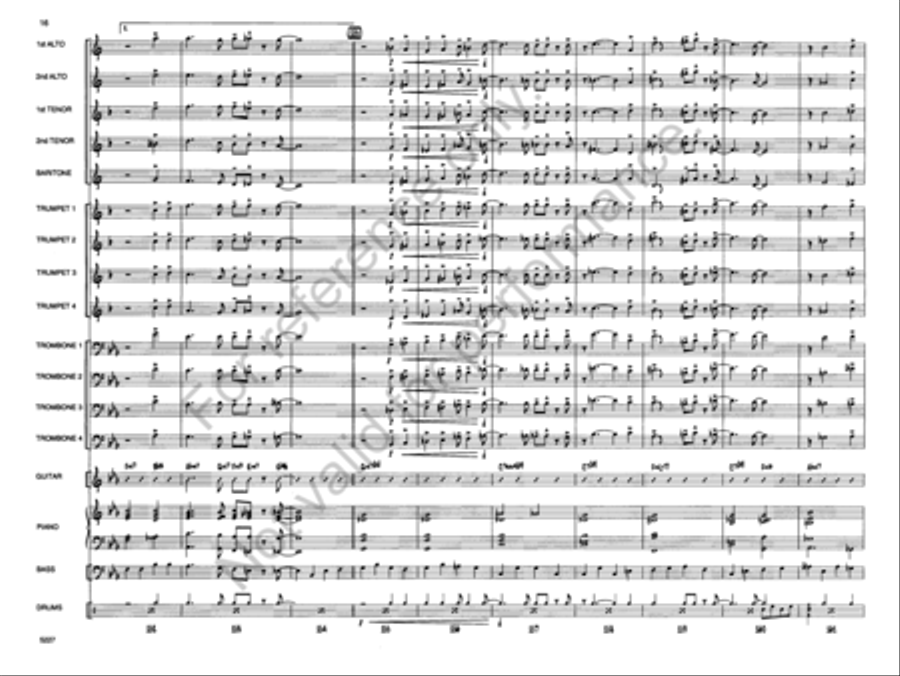 Avalon Jazz Ensemble scores gallery preview page 17