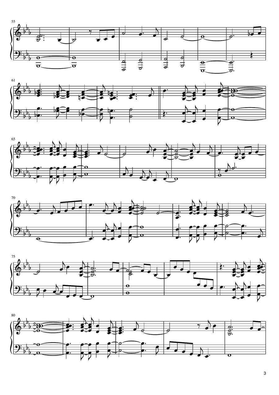 Little Blue Piano Solo scores gallery preview page 3