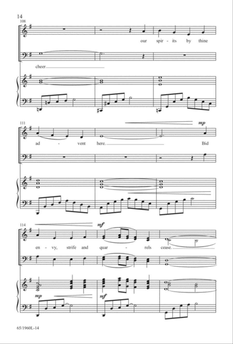 A New Birth...A New Beginning 4-Part scores gallery preview page 15