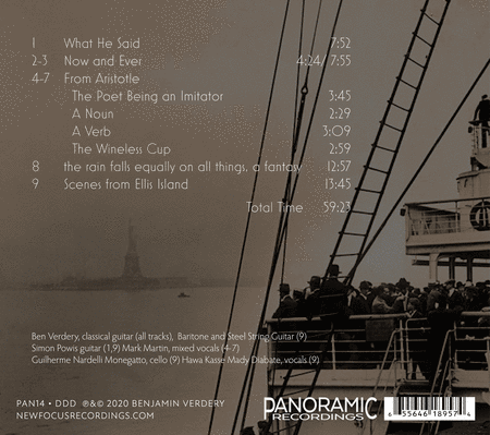 Scenes from Ellis Island - Guitar Music of Ben Verdery