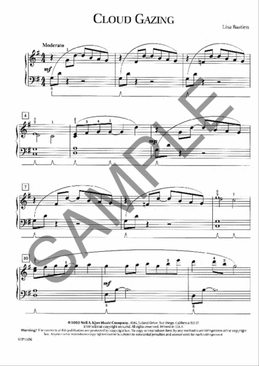 Cloud Gazing Piano Method scores gallery preview page 2