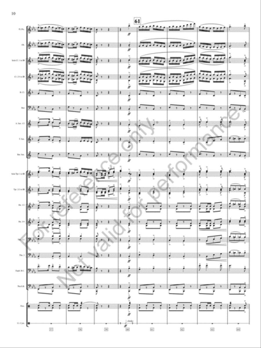 Marche Triumphant Marche Triumphant Concert Band scores gallery preview page 11