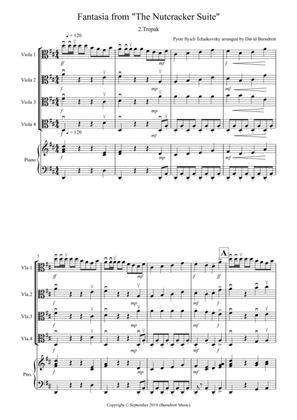 Trepak (Fantasia from Nutcracker) for Viola Quartet