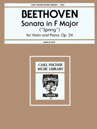 Book cover for Sonata In F Major