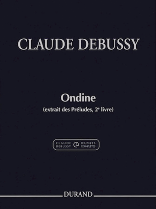 Book cover for Ondine (extrait des Preludes, 2e livre)