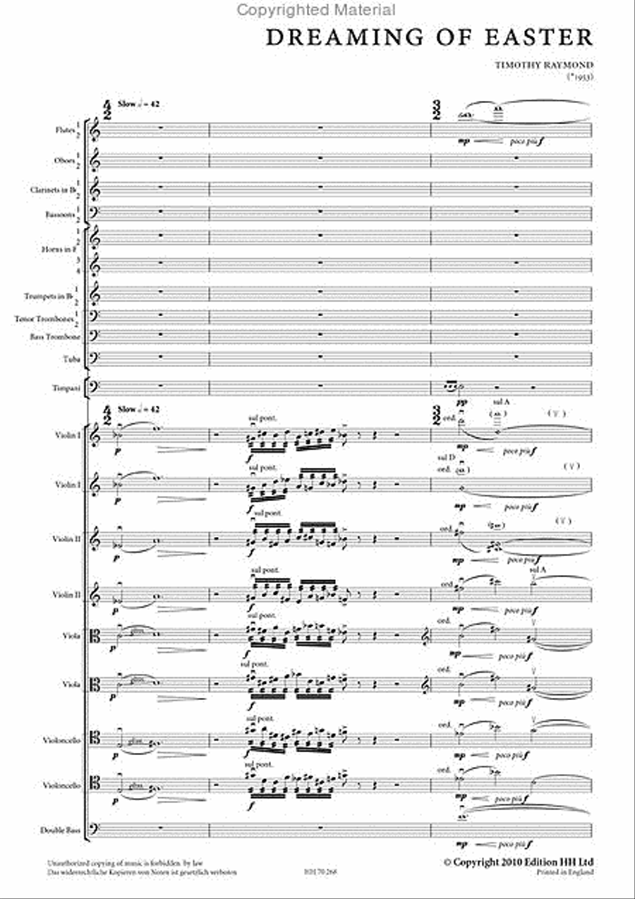 Dreaming of Easter Dreaming of Easter Orchestra scores gallery preview page 2