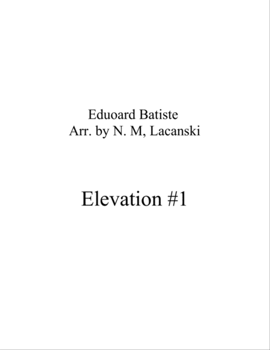 Elevation #1 String Orchestra scores gallery preview page 1