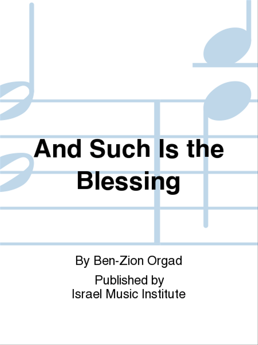 And This Is The Blessing School and Community scores gallery preview page 1