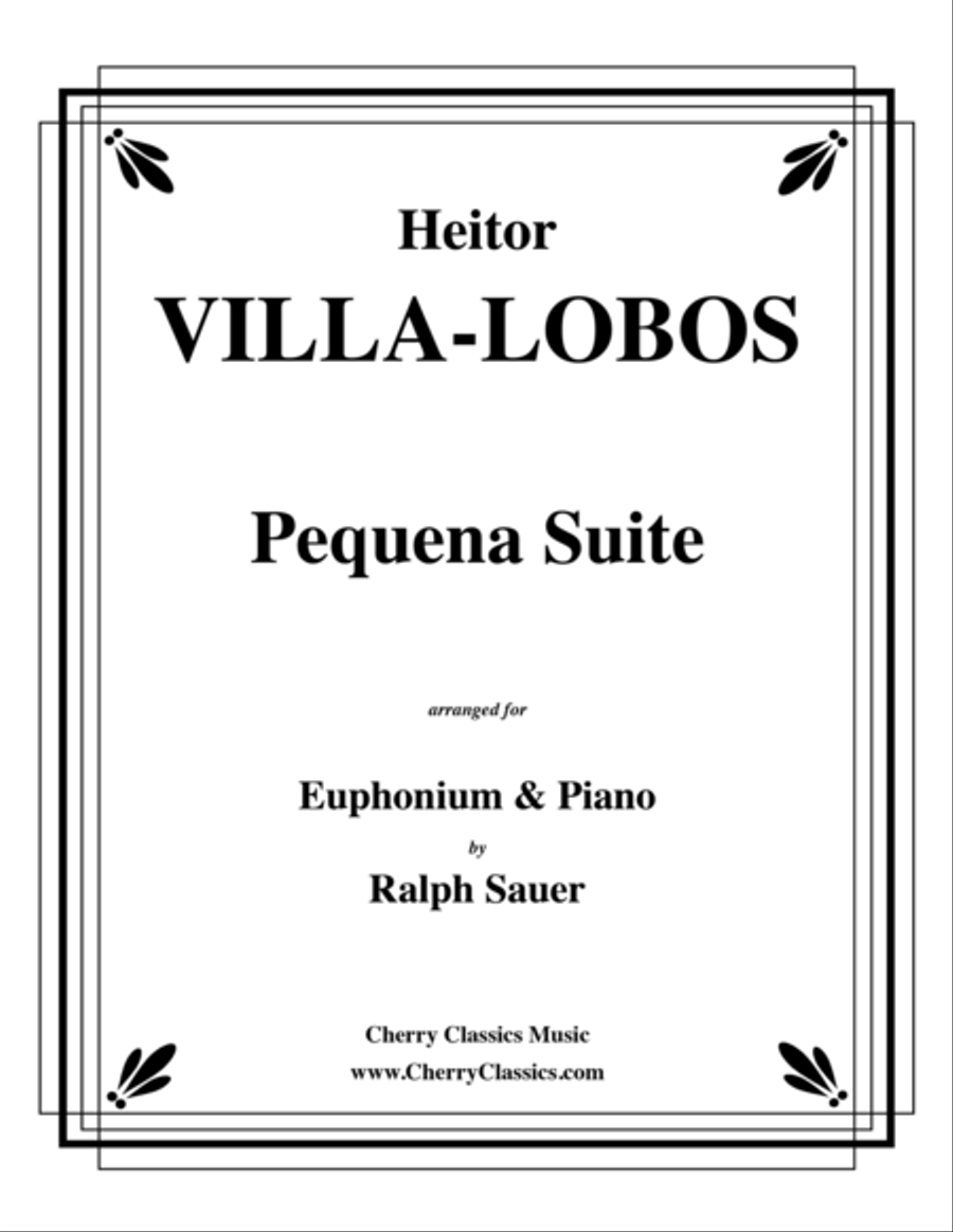 Pequena Suite for Euphonium and Piano Euphonium scores gallery preview page 1