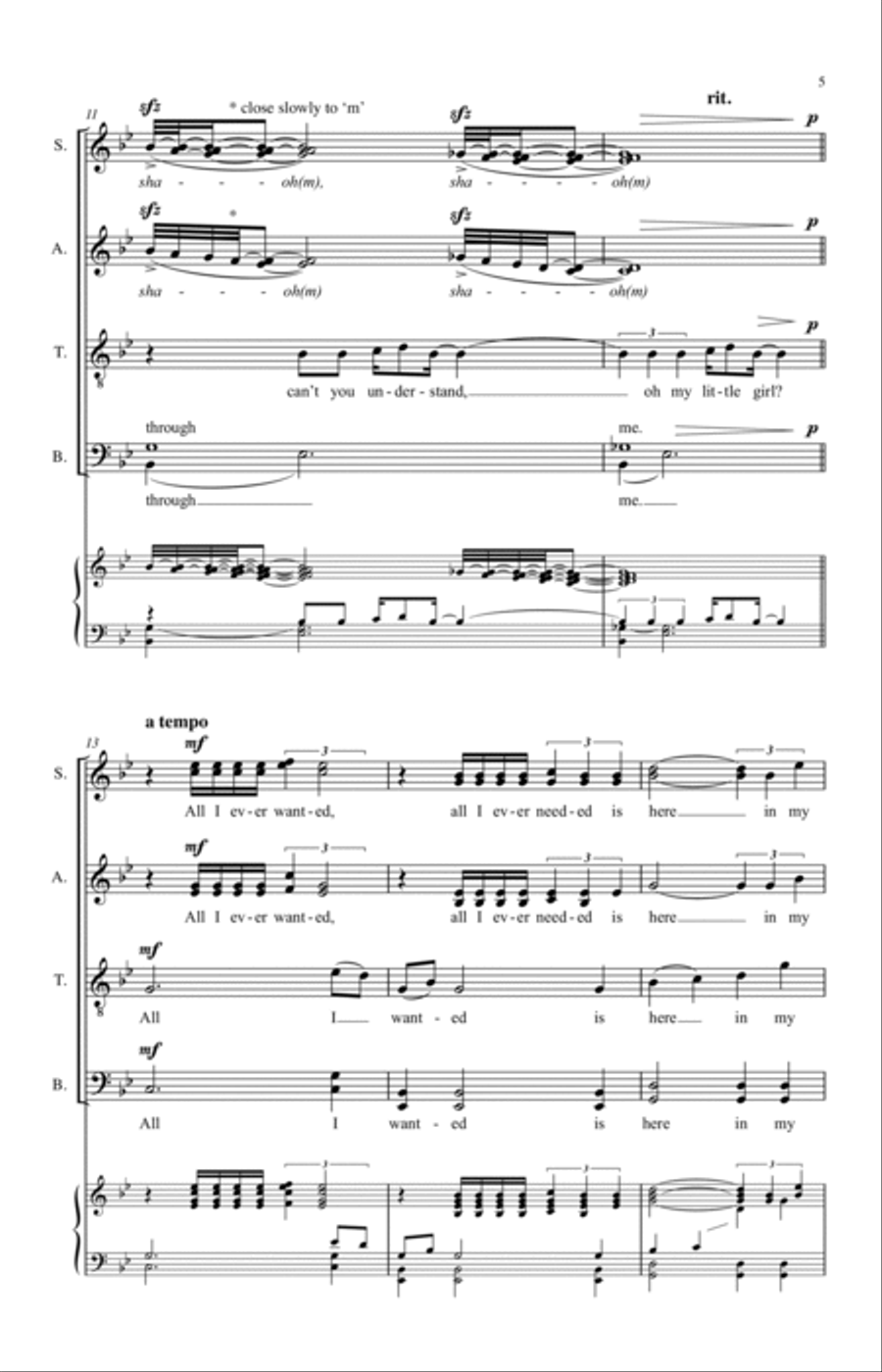 Enjoy The Silence 4-Part scores gallery preview page 3