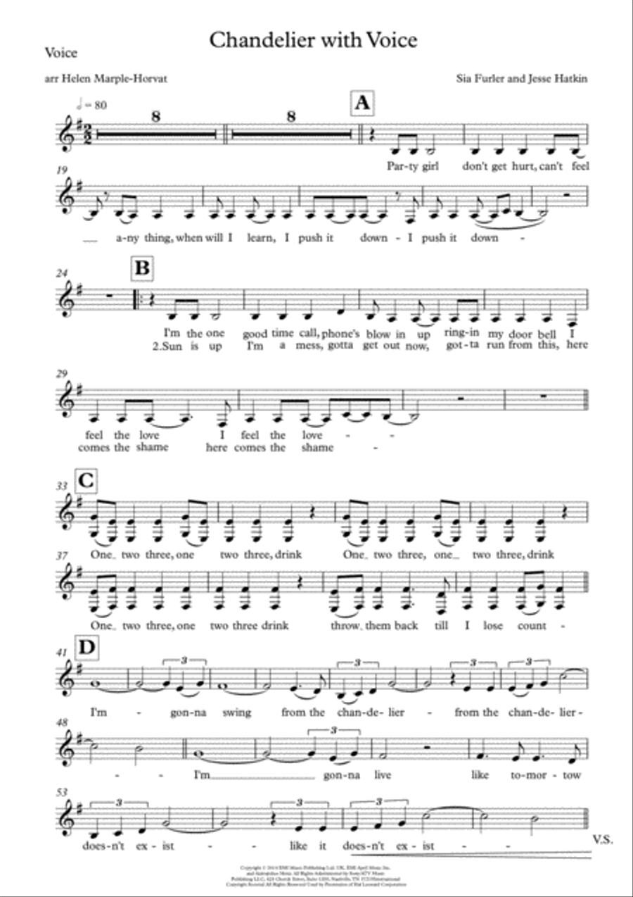 Chandelier String Quartet scores gallery preview page 3
