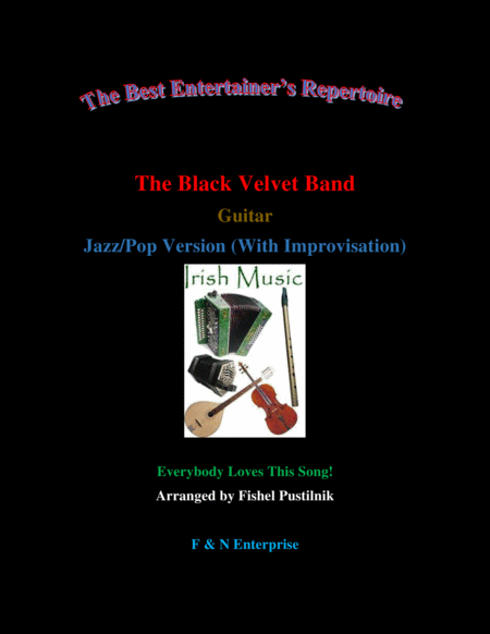 "The Black Velvet Band"-for Guitar (with Background Track)-Jazz/Pop Version image number null