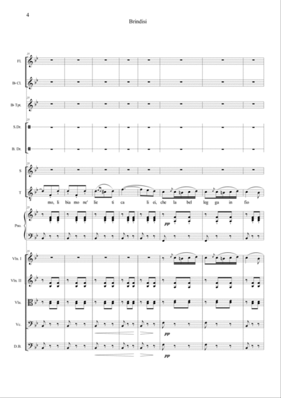 Brindisi Brindisi Orchestra scores gallery preview page 4