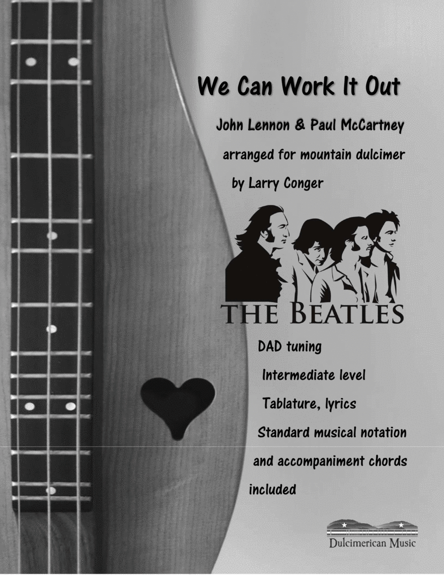 We Can Work It Out Dulcimer scores gallery preview page 1
