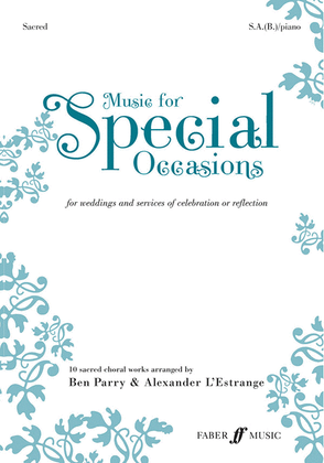 Book cover for Music for Special Occasions - Sacred (SAB)