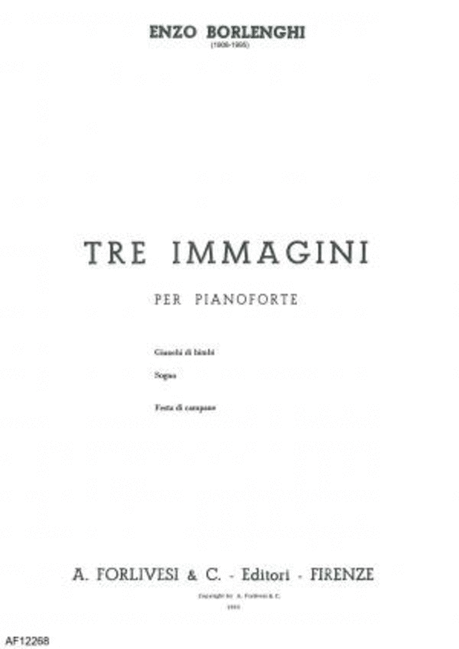 Tre immagini Piano Solo scores gallery preview page 1