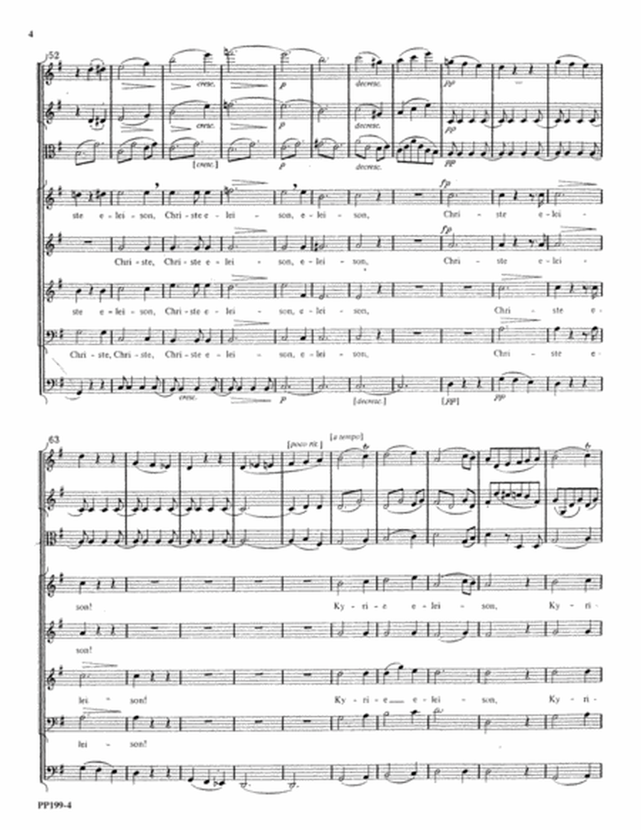 Mass in G - Conductor's Score