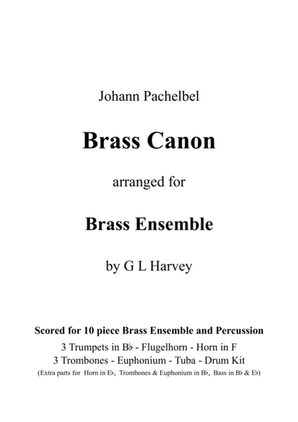Brass Canon (10 Piece Brass Ensemble & Percussion) image number null
