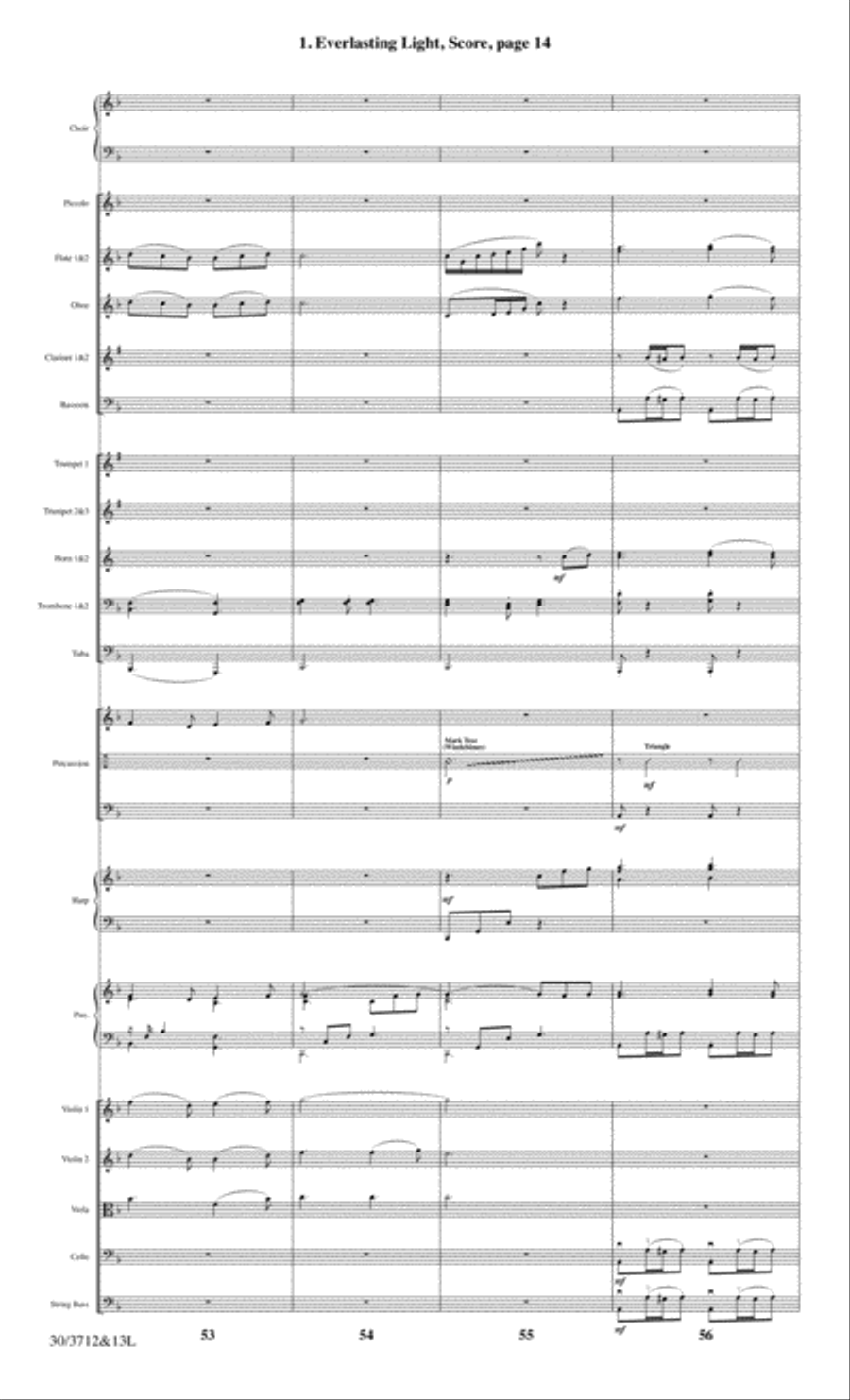 Everlasting Light - Full Score Choir scores gallery preview page 16