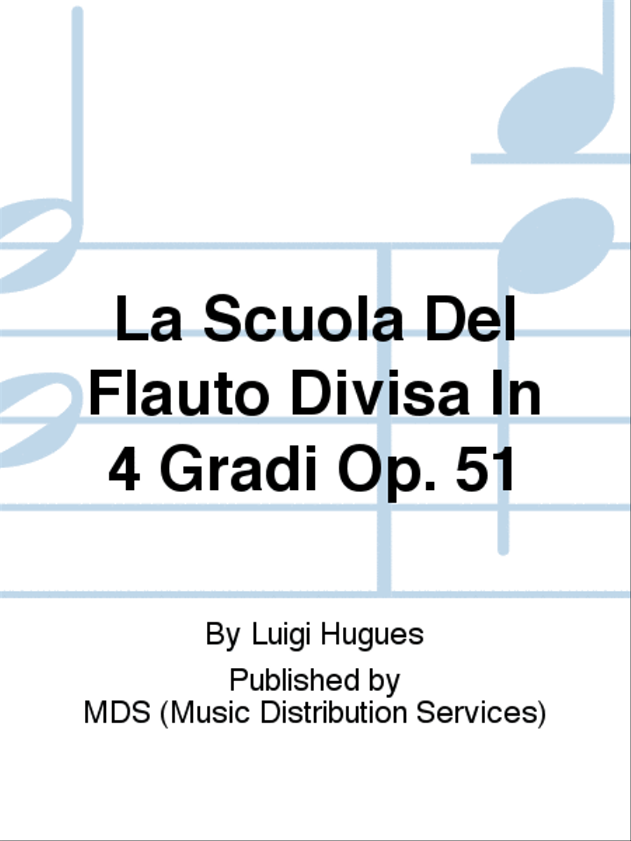 La Scuola del Flauto Divisa in 4 Gradi op. 51 Flute Duet scores gallery preview page 1