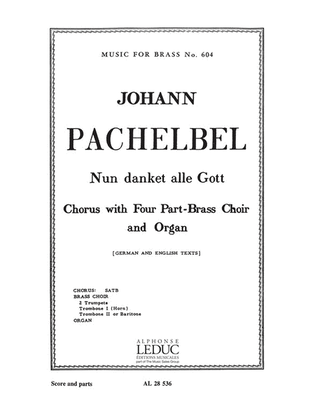 Book cover for Nun Danket Alle Gott (choral-mixed Accompanied)