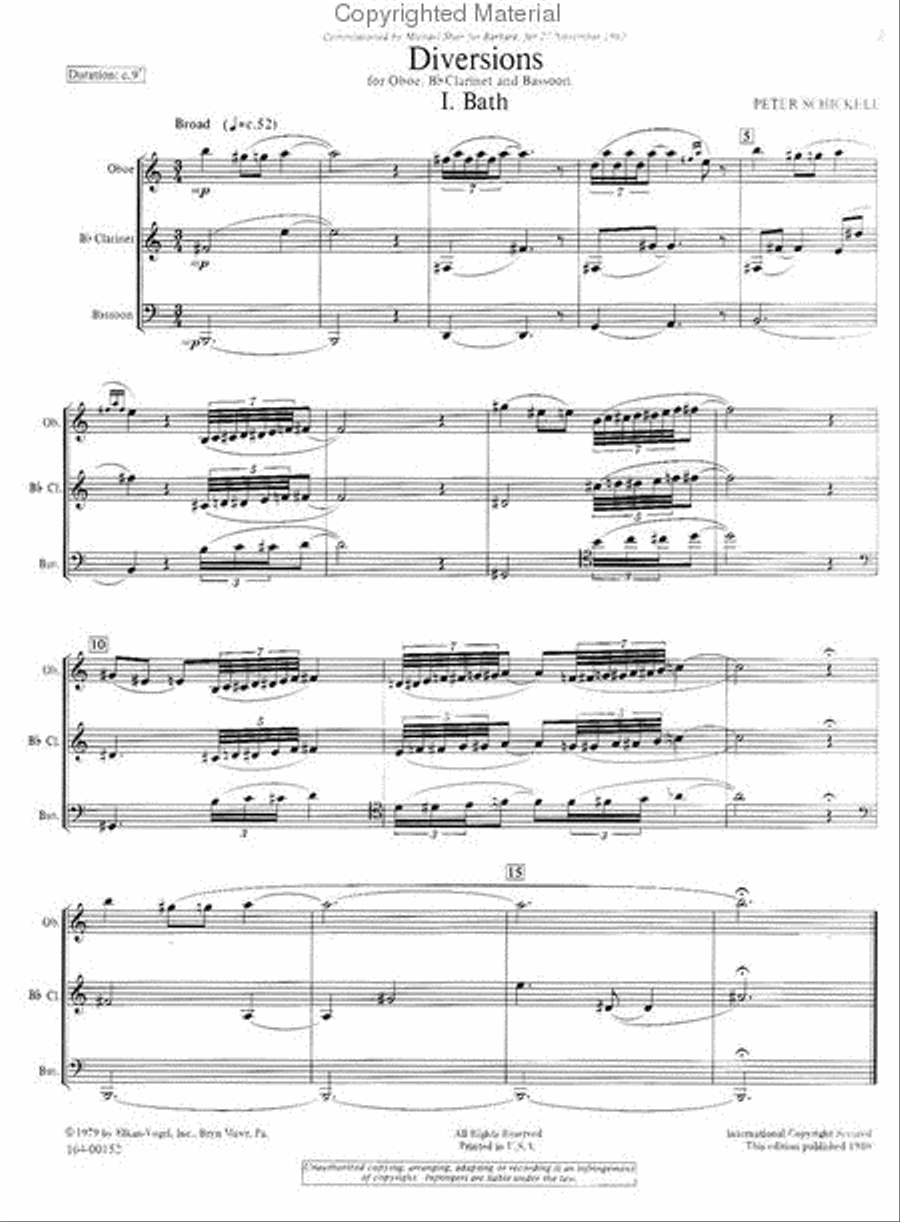 Diversions Chamber Music scores gallery preview page 2