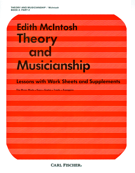 Theory and Musicianship-Bk. 2, Pt. 2
