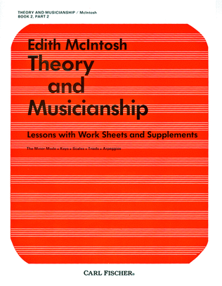 Book cover for Theory and Musicianship - Book 2, Part 2