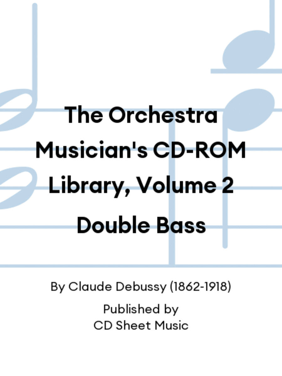 The Orchestra Musician's CD-ROM Library, Volume 2 Double Bass Double Bass scores gallery preview page 1