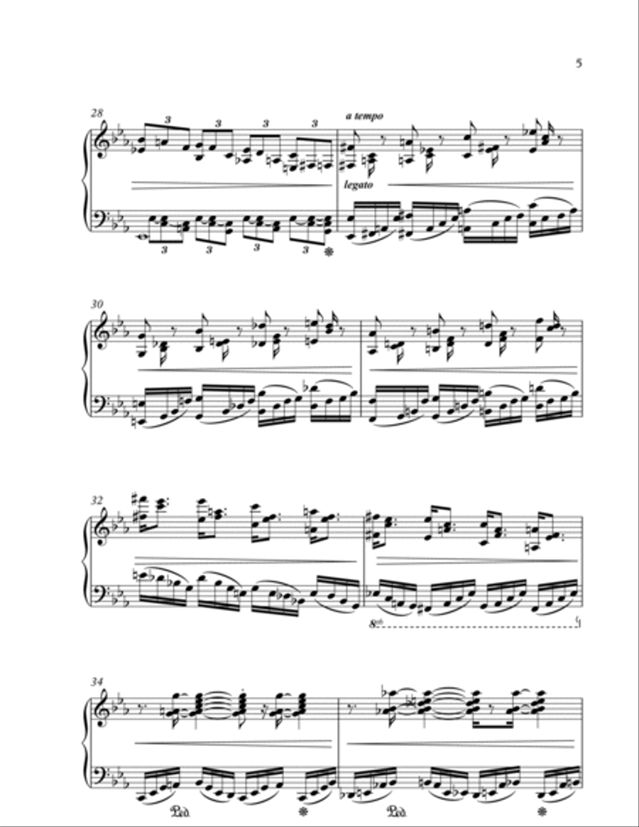 4. Ushaka the Bull Shark Piano Solo scores gallery preview page 5