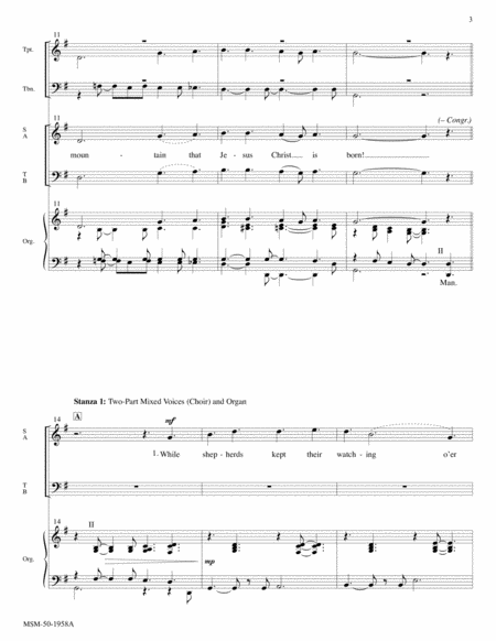 Go Tell It on the Mountain (Brass Setting Score)