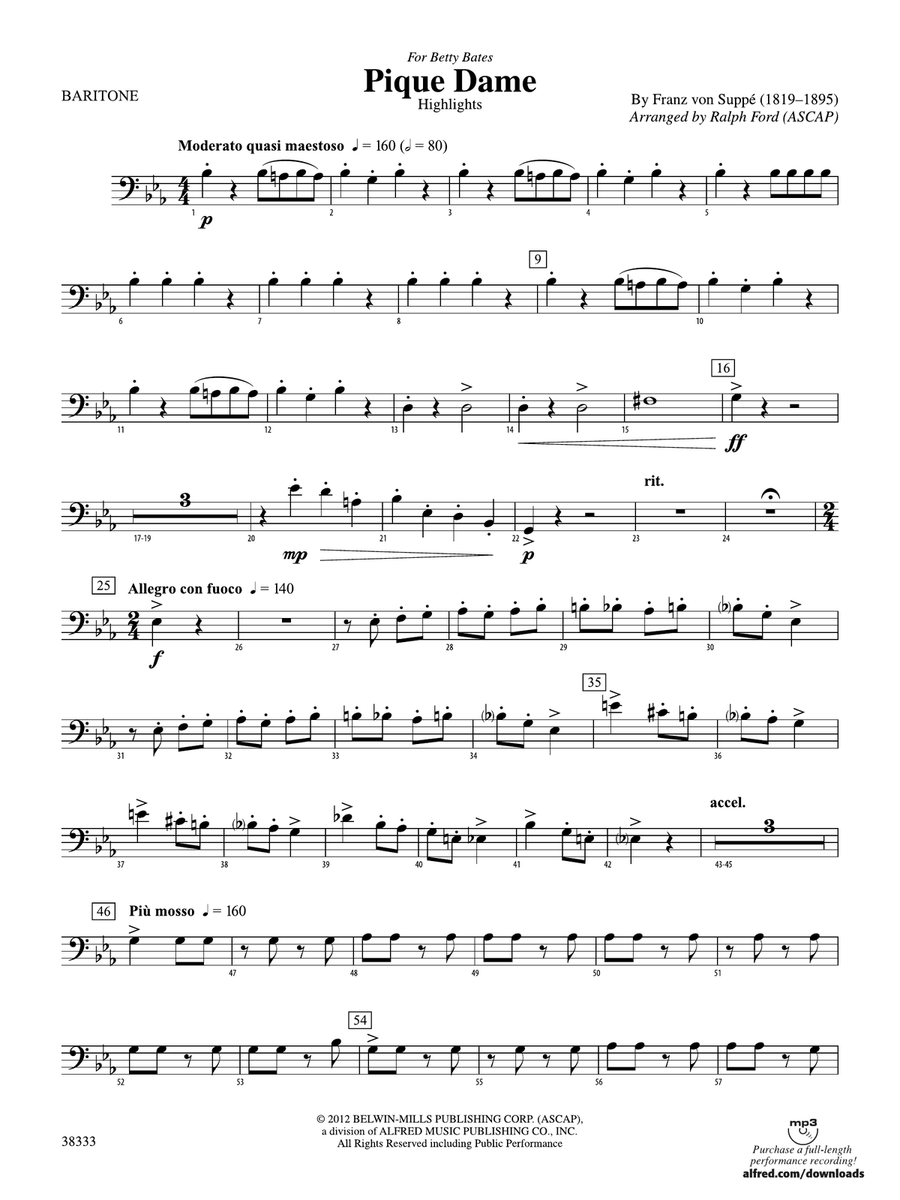 Pique Dame (Highlights): Baritone B.C.