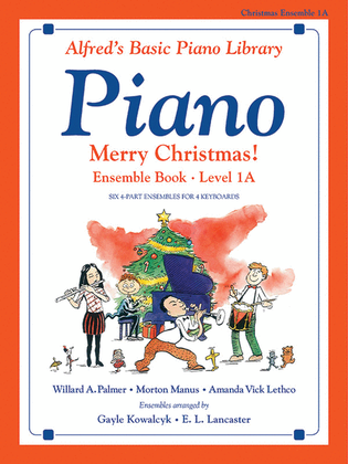 Book cover for Alfred's Basic Piano Course: Merry Christmas! Ensemble, Level 1A