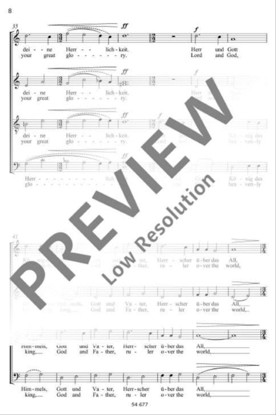 Glory to God (Gloria) A Cappella scores gallery preview page 9