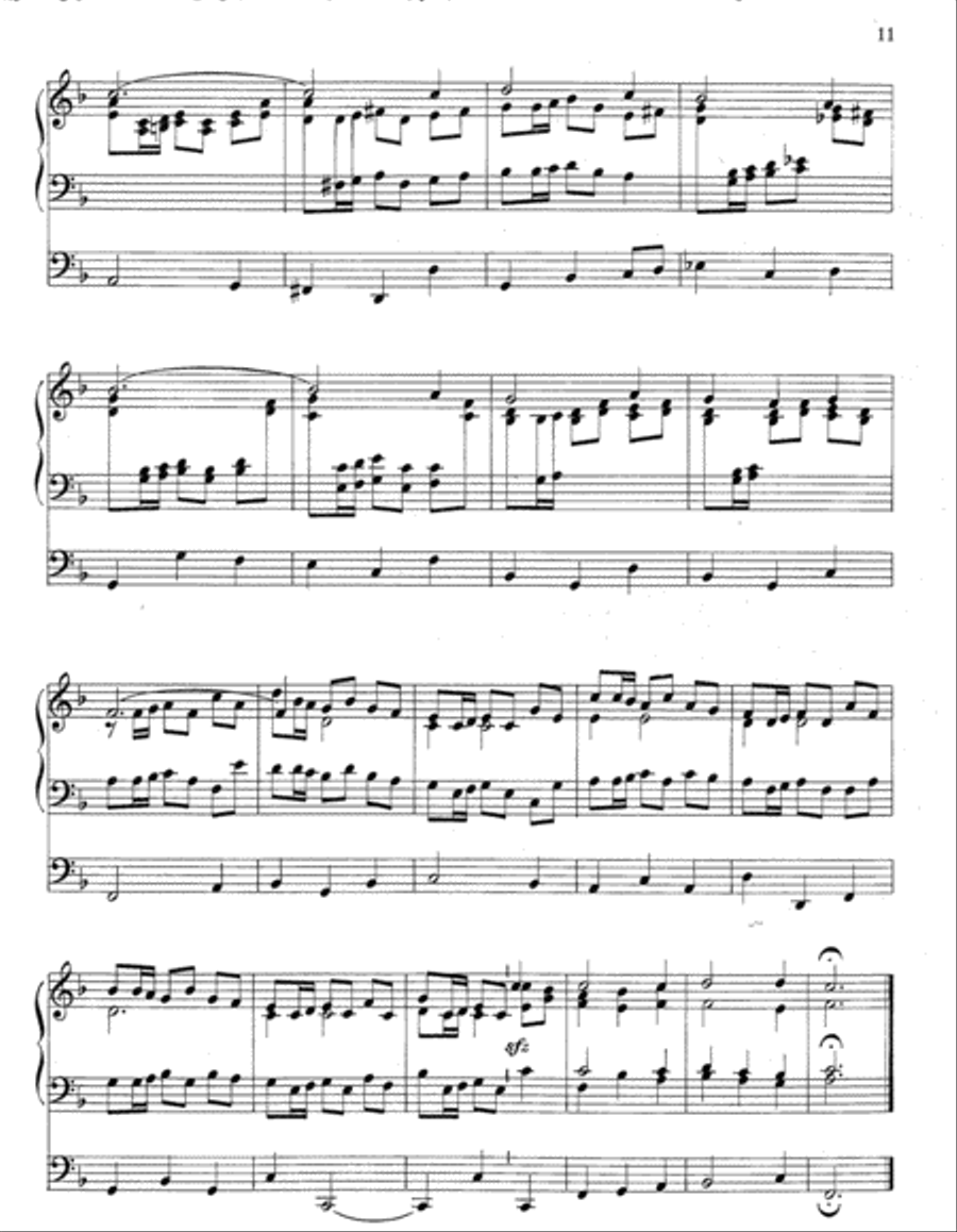 Five Hymn Improvisations for Weddings and General Use Organ scores gallery preview page 6