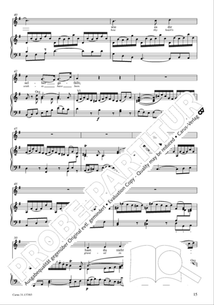 Praise ye, Almighty God, King and our ruler exalted (Lobe den Herren, den machtigen Konig der Ehren) ATB scores gallery preview page 16