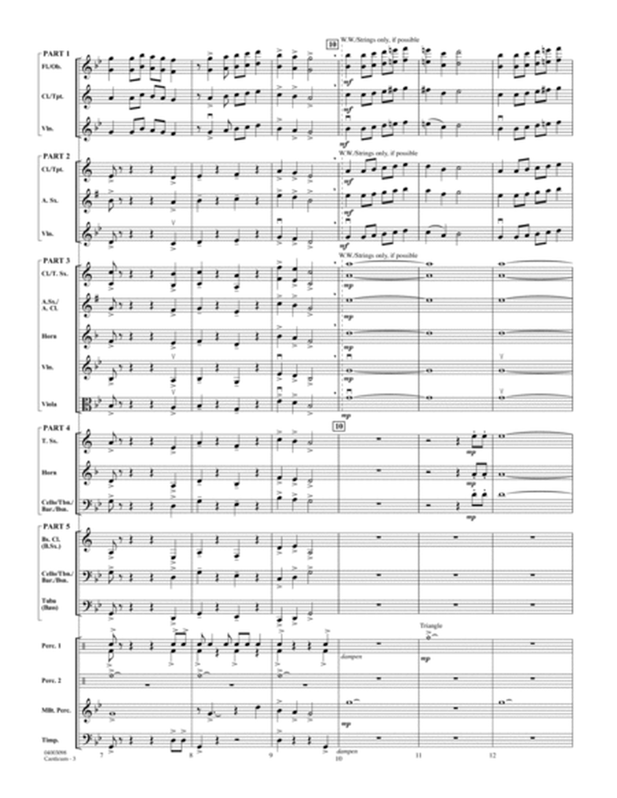 Canticum - Full Score