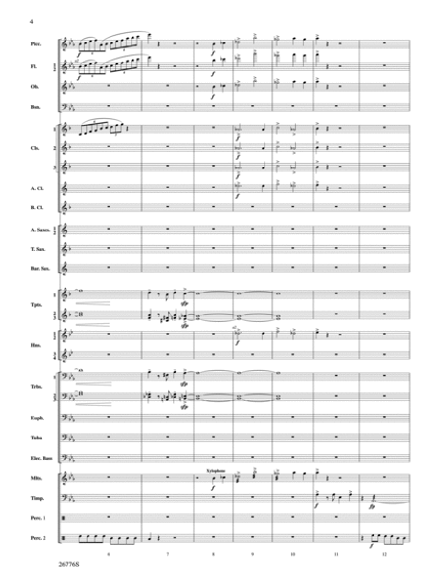 The Music of Disneyland Concert Band scores gallery preview page 3