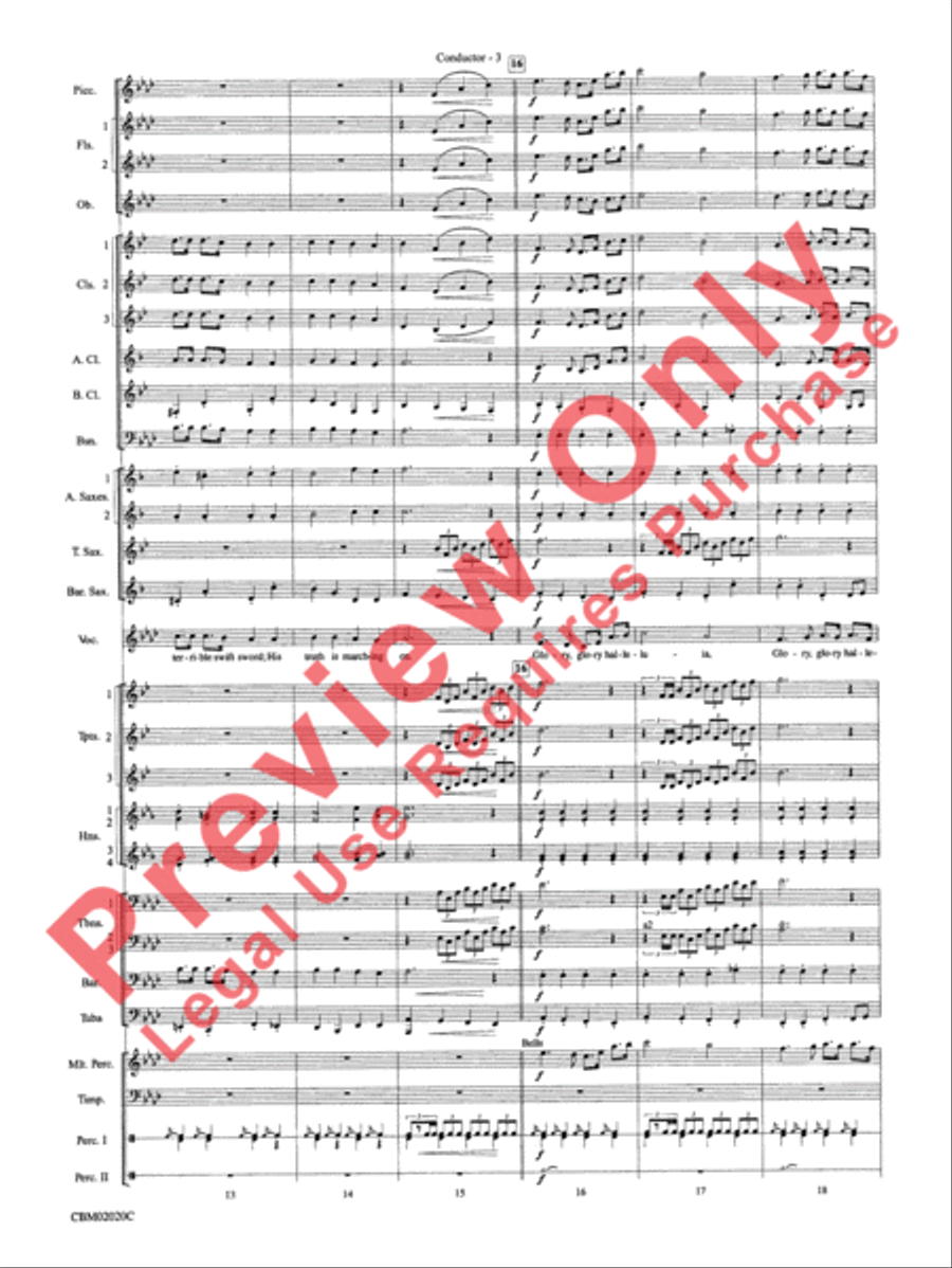 The Ultimate Patriotic Sing-Along Concert Band scores gallery preview page 6