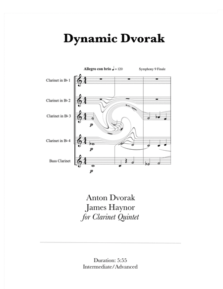 Dynamic Dvorak for Clarinet Quintet image number null