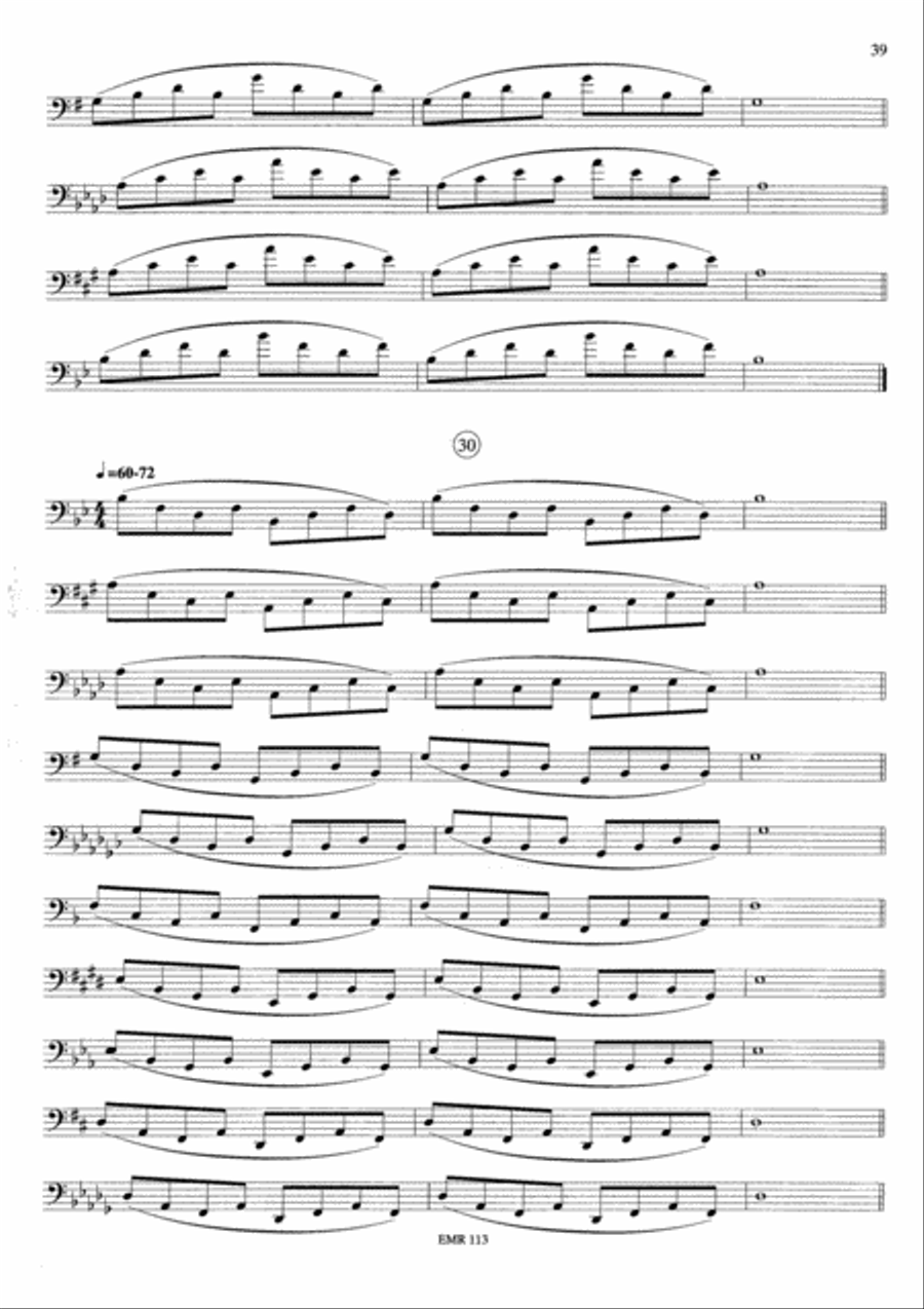 Tagliche Ubungen / Exercices Journaliers / Daily Drills Tuba scores gallery preview page 15