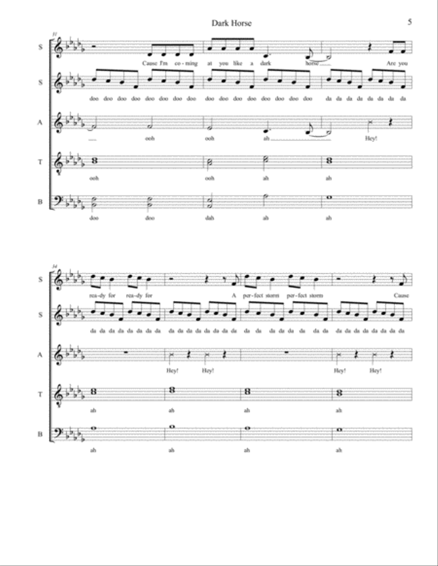 Dark Horse Small Ensemble scores gallery preview page 5