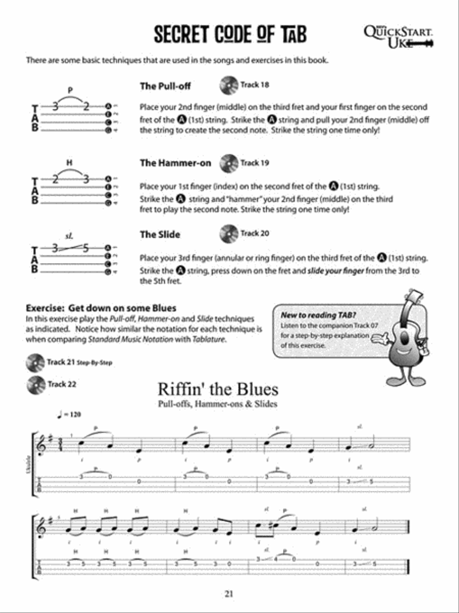 Ukulele 101 Guitar Tablature scores gallery preview page 6